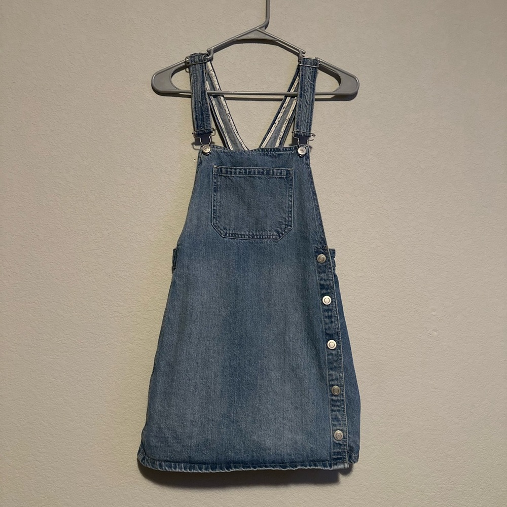Free People Blue Denim Mini Dress